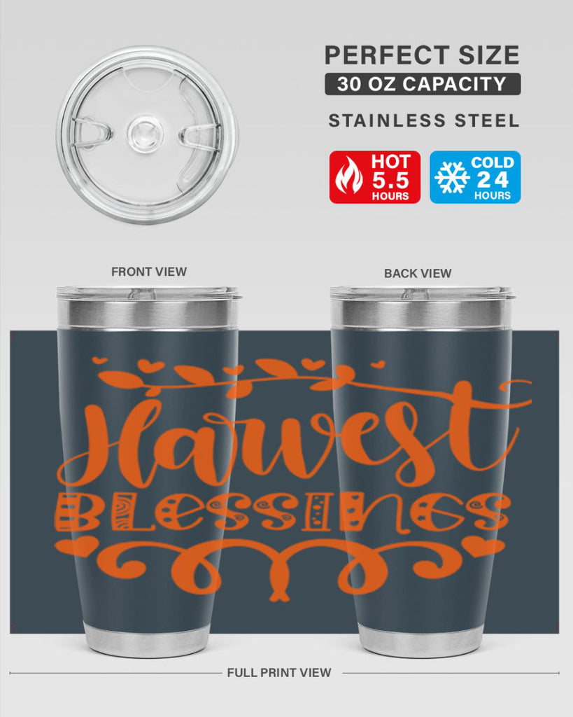 Harvest Blessings 266#- fall- Tumbler