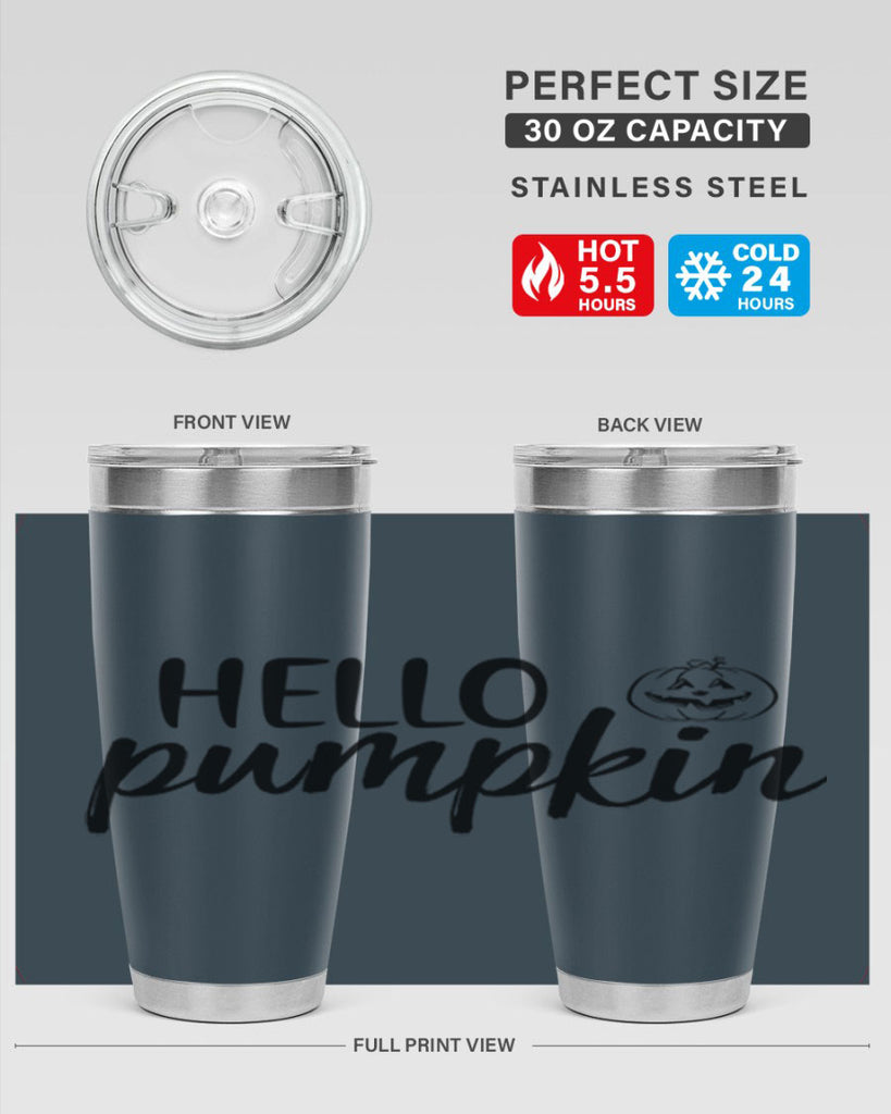 Hello Pumpkin 286#- fall- Tumbler