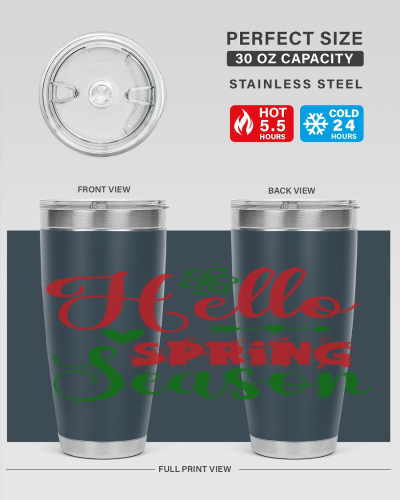 Hello Spring Season 224#- spring- Tumbler