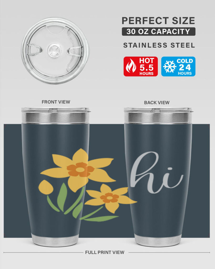Hi daffodil flower236#- spring- Tumbler