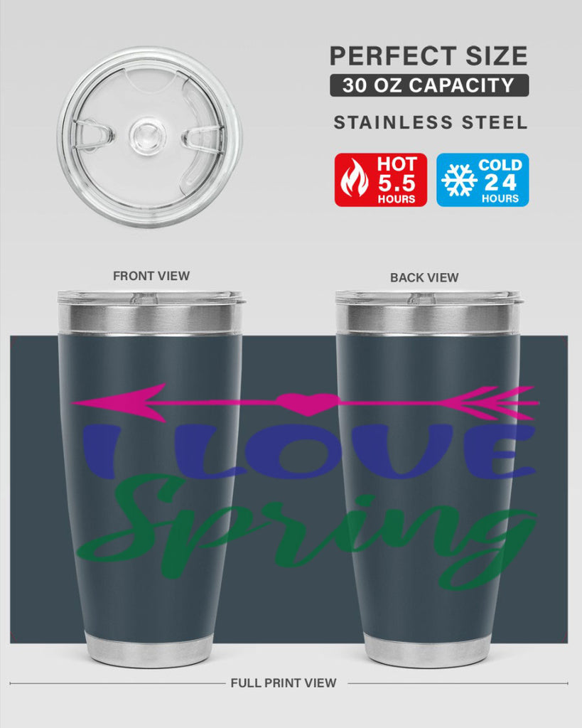 I Love Spring 272#- spring- Tumbler