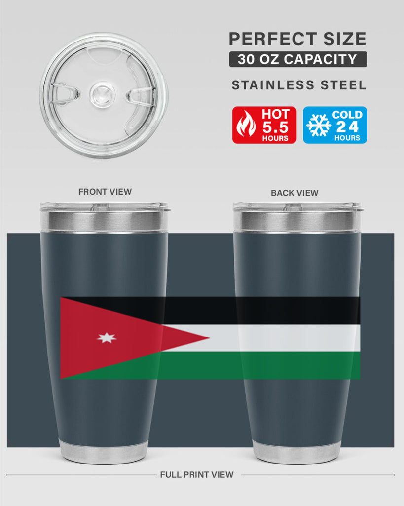 Jordan 112#- world flags- Tumbler
