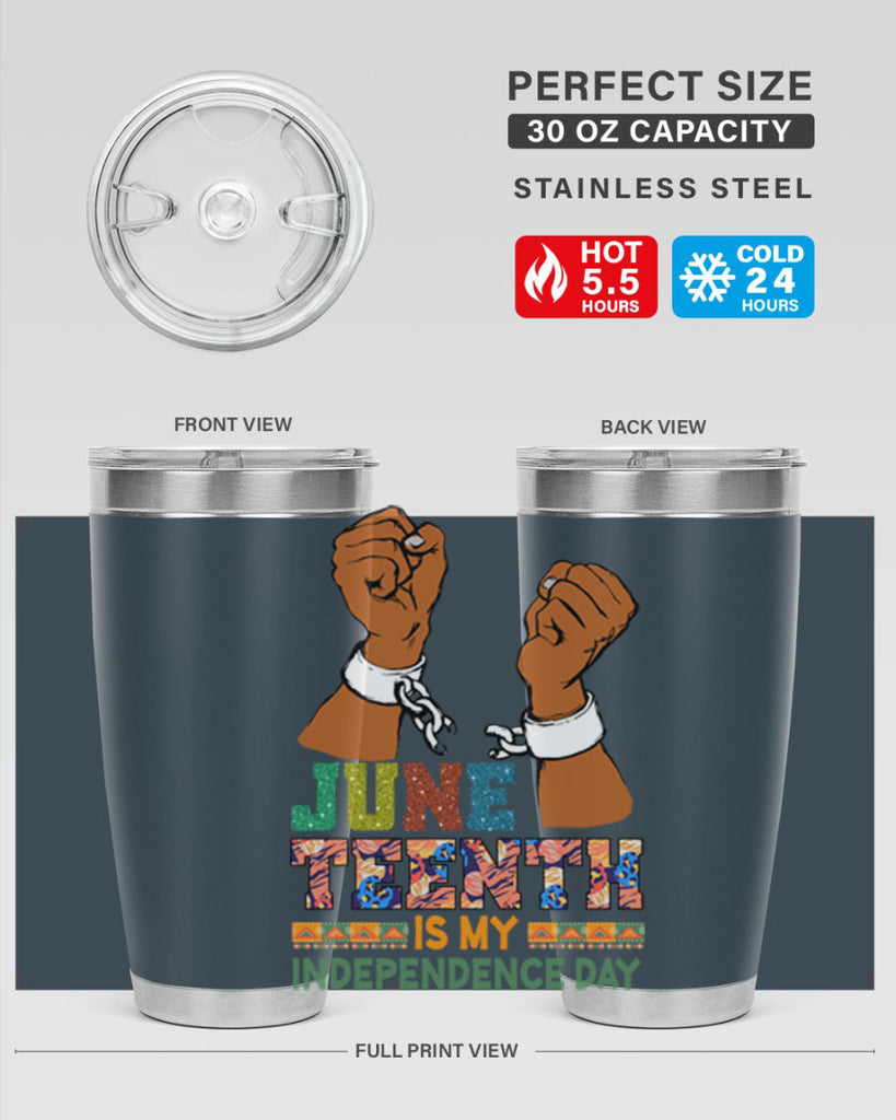 Juneteenth Is My Independence Day Png 29#- Juneteenth- tumbler