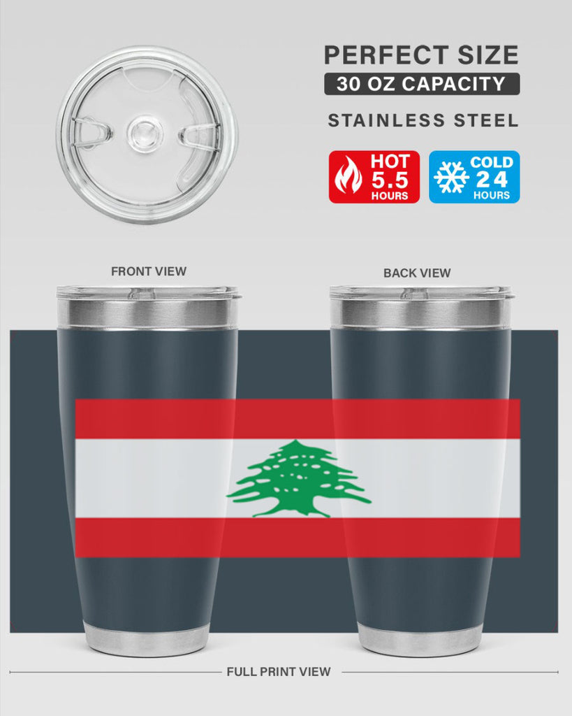 Lebanon 103#- world flags- Tumbler