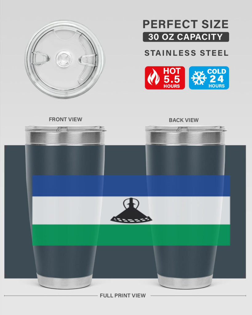 Lesotho 102#- world flags- Tumbler