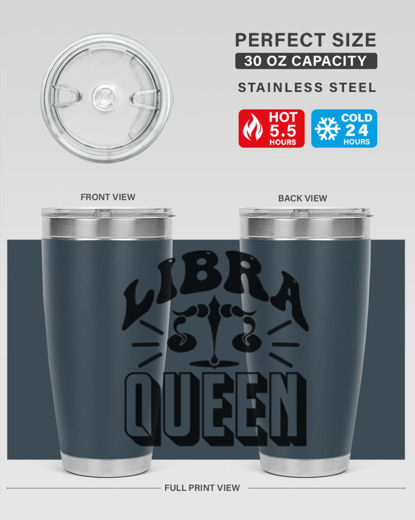 Libra queen 329#- zodiac- Tumbler