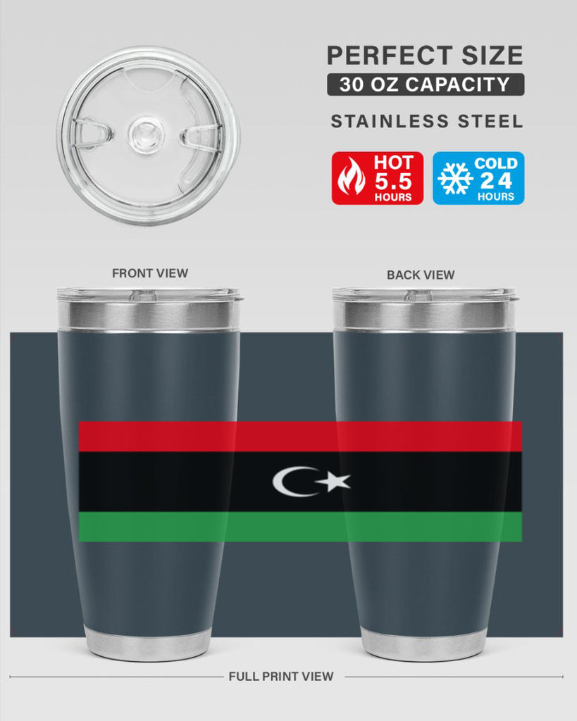 Libya 100#- world flags- Tumbler