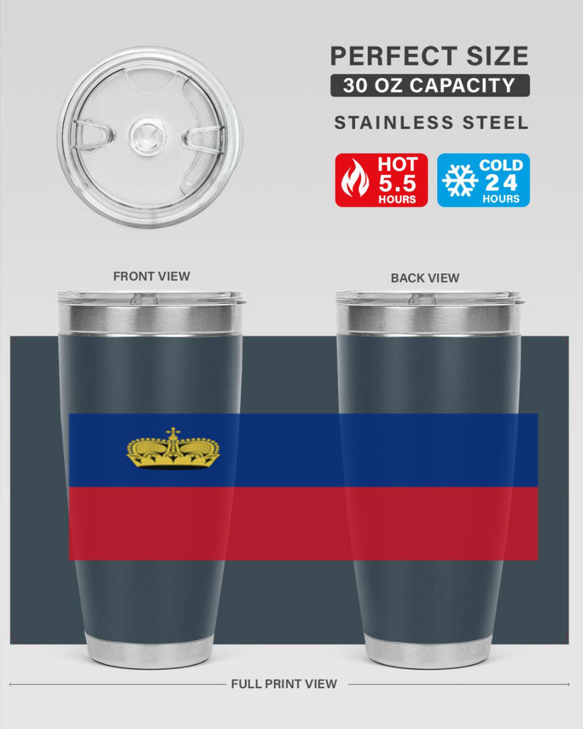 Liechtenstein 99#- world flags- Tumbler