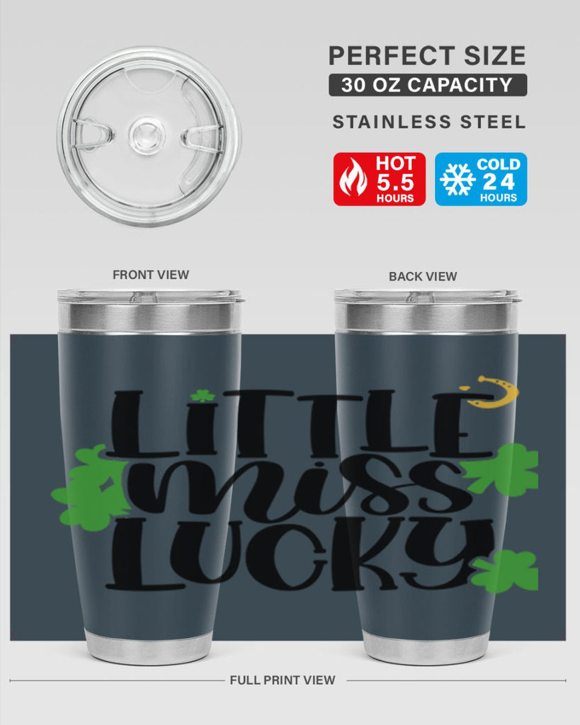 Little Miss Lucky Style 68#- St Patricks Day- Tumbler