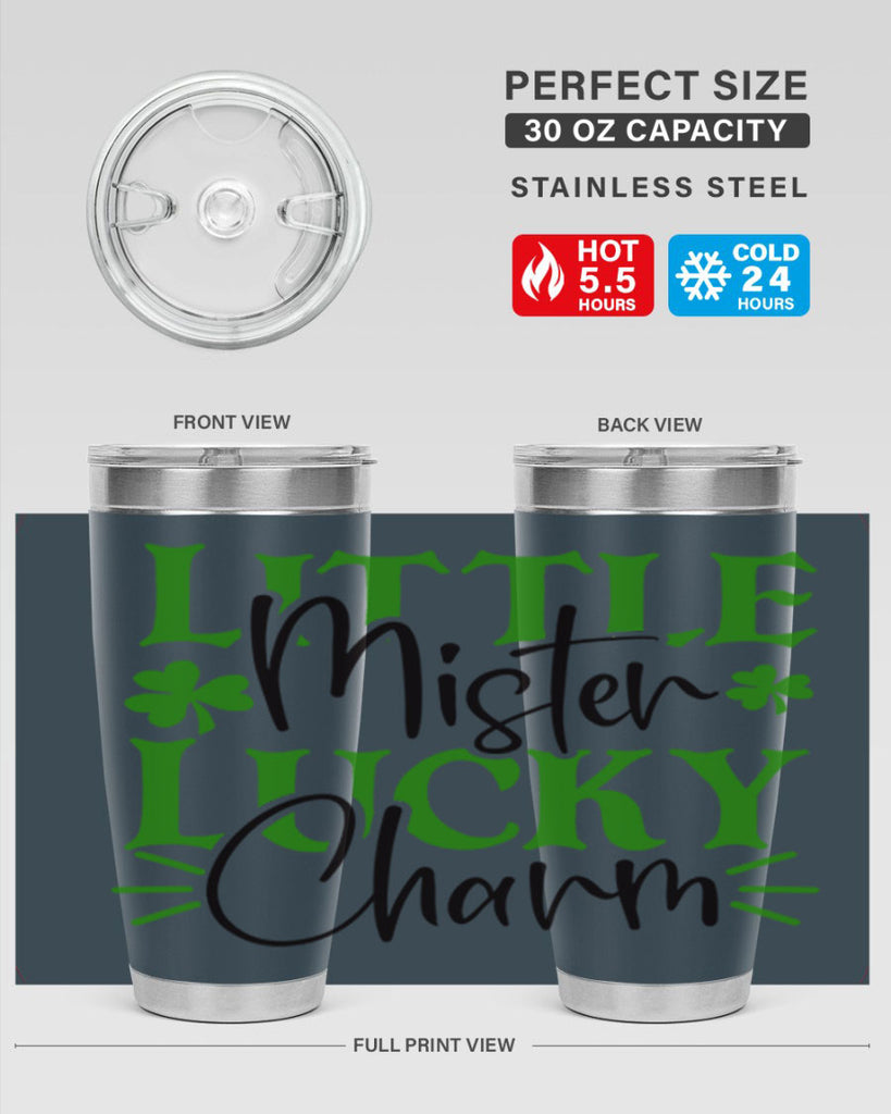 Little Mister Lucky Charm Style 153#- St Patricks Day- Tumbler