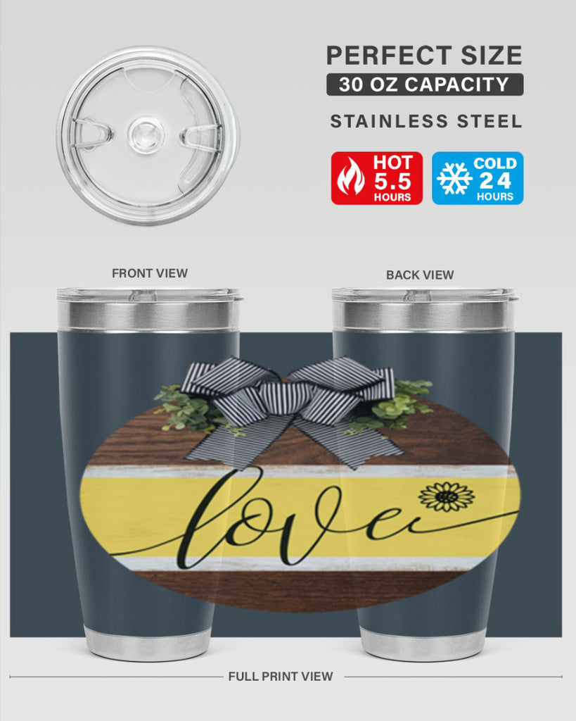 Love and daisy Mockup326#- spring- Tumbler