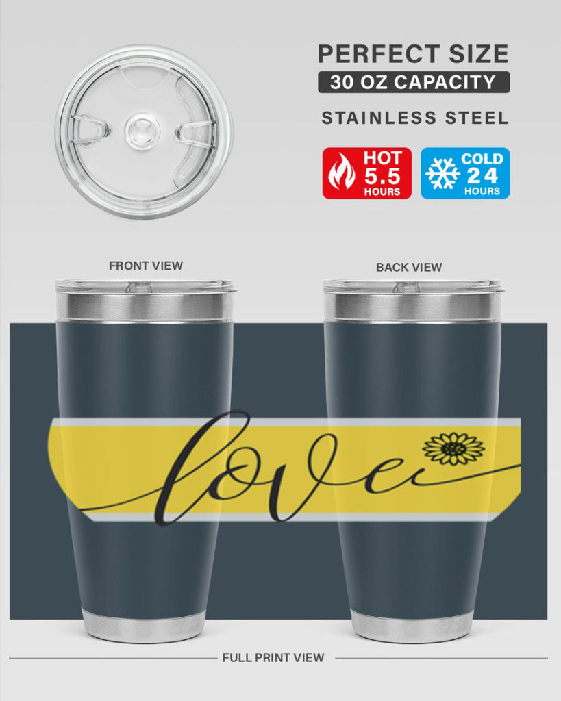 Love and daisy327#- spring- Tumbler