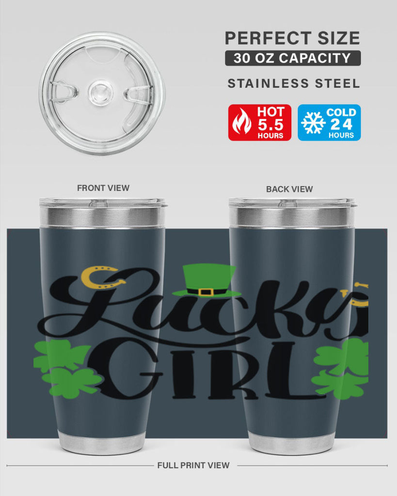 Lucky Girl Style 56#- St Patricks Day- Tumbler
