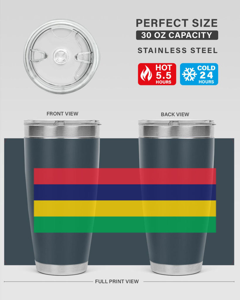 Mauritius 88#- world flags- Tumbler