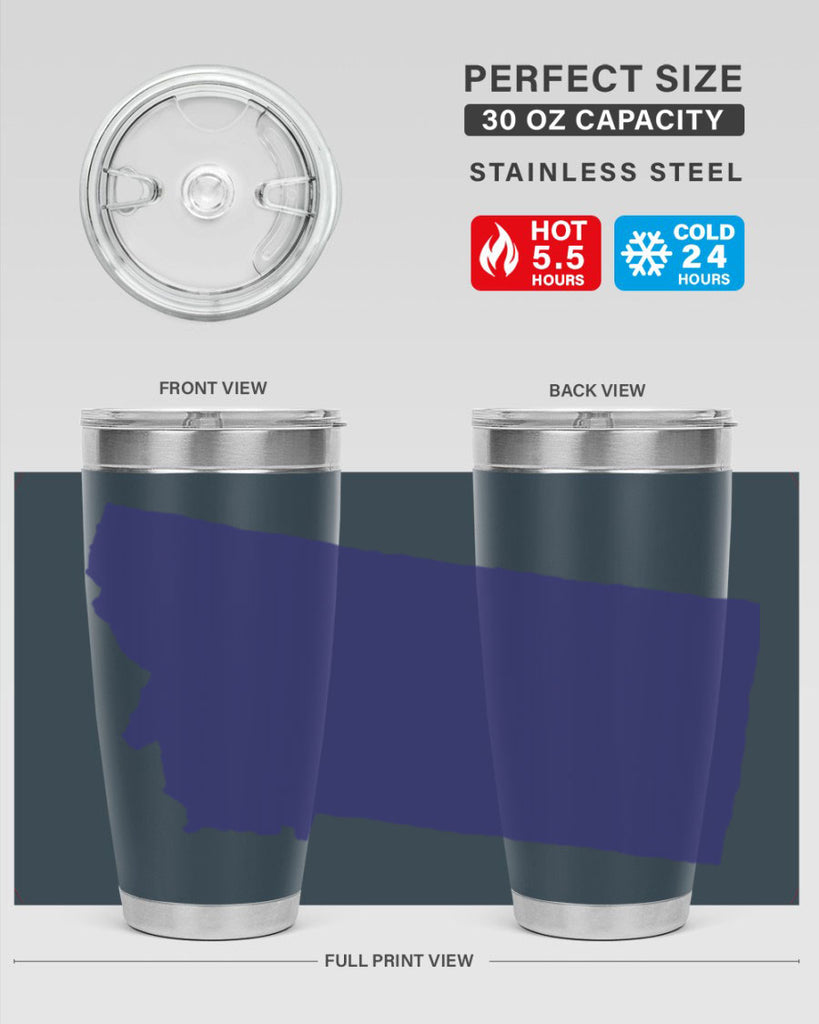Montana 25#- stateflags- Tumbler