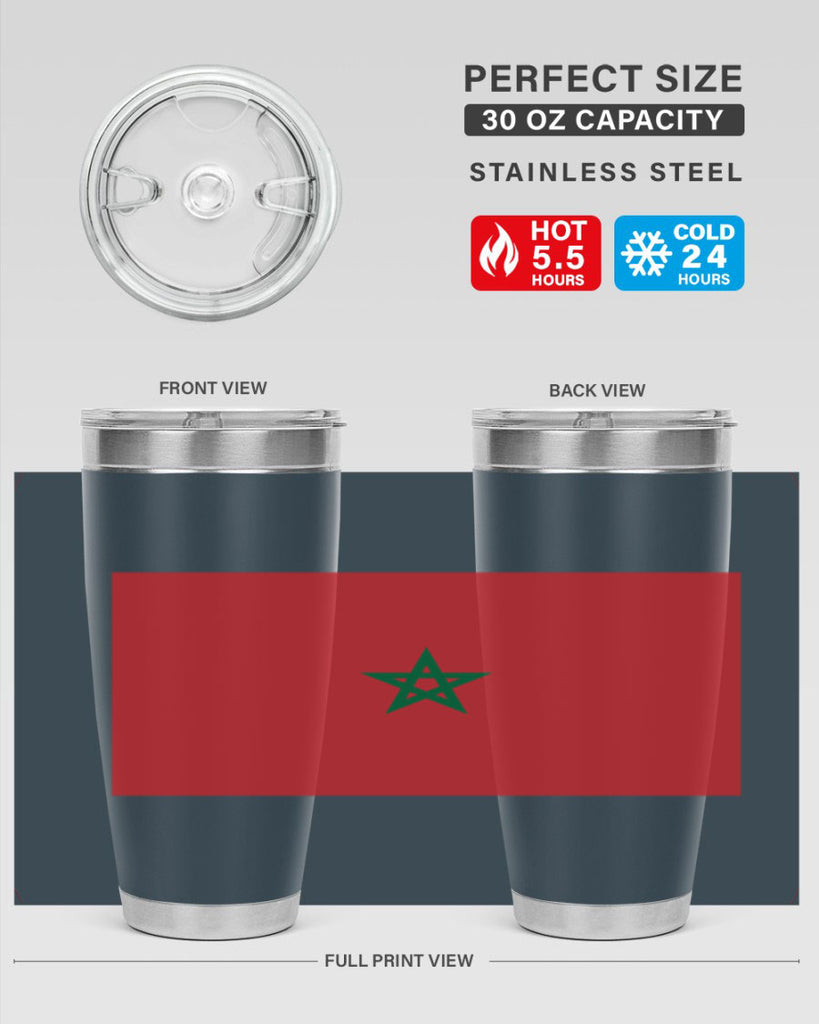 Morocco 81#- world flags- Tumbler