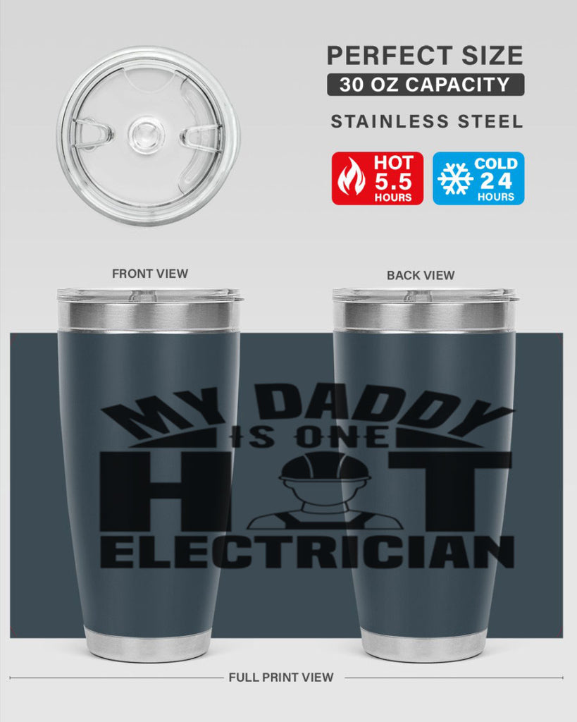 My Daddy Style 24#- electrician- tumbler