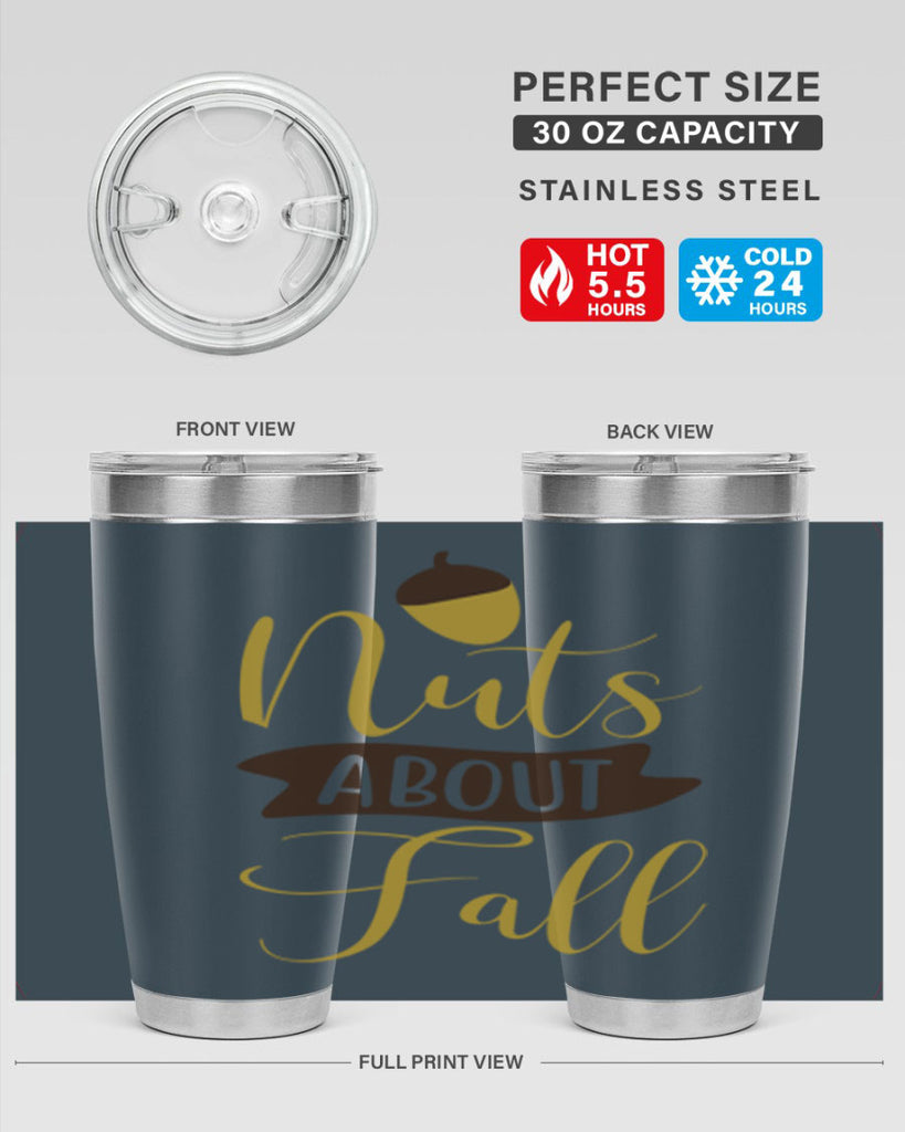 Nuts About Fall 442#- fall- Tumbler