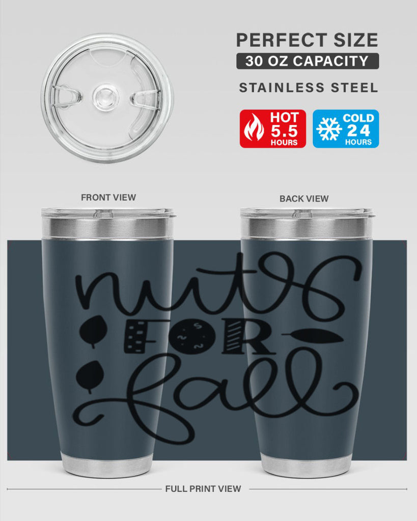 Nuts For Fall 446#- fall- Tumbler