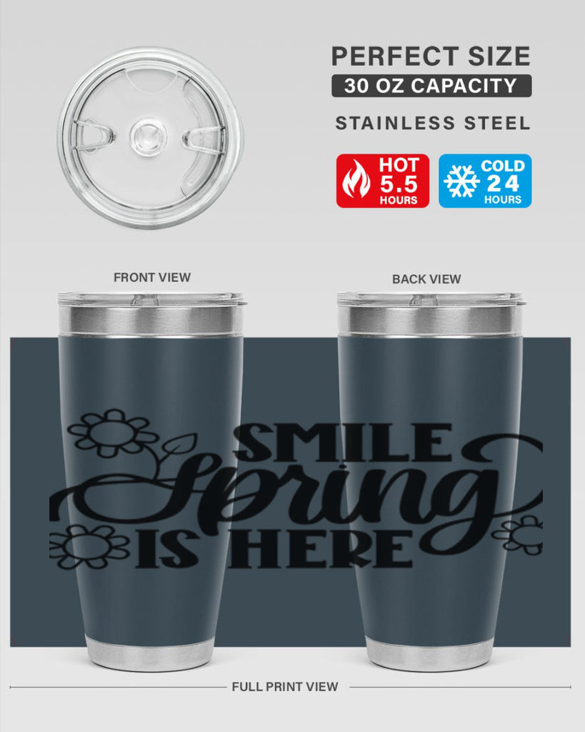 PNG_Smile Spring Is Here395#- spring- Tumbler