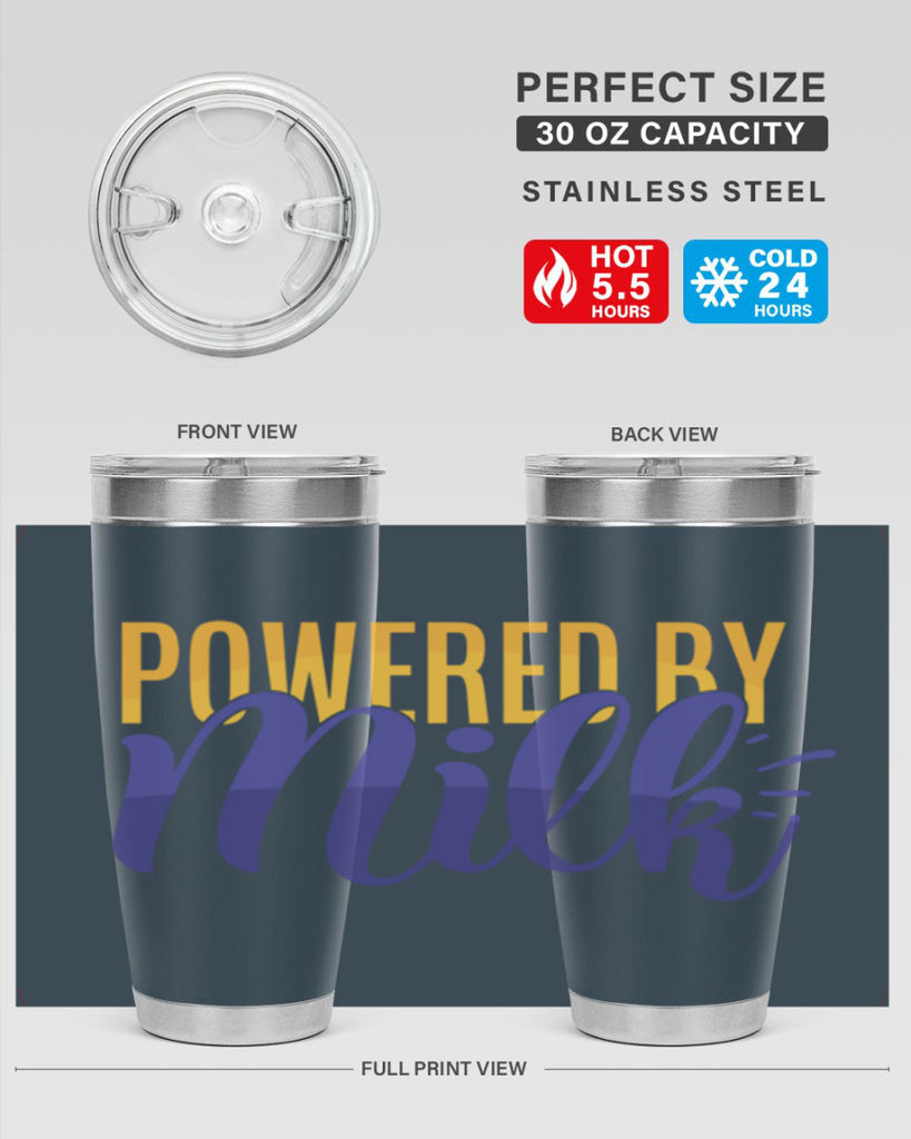 Powered By Milk Style 204#- baby- tumbler