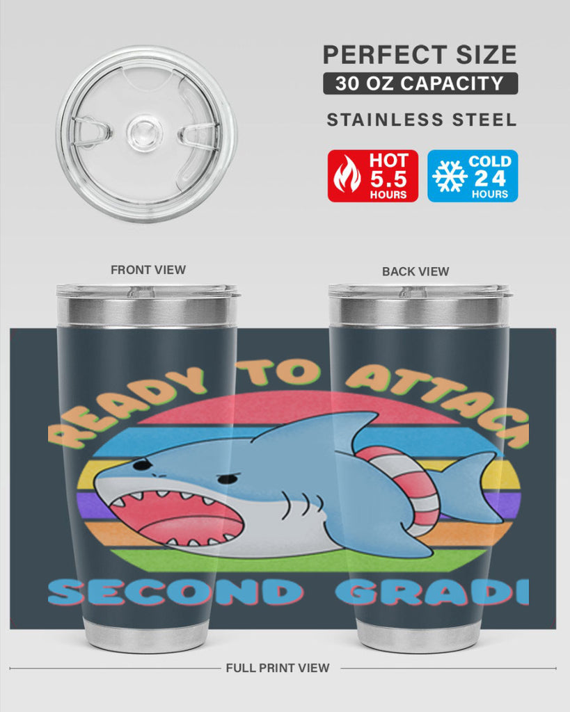 Ready to Attack 2nd Grade 19#- second grade- Tumbler