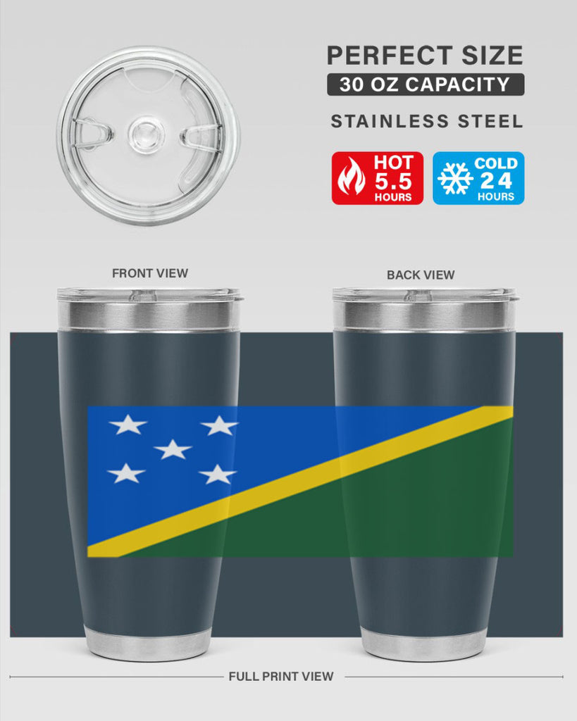 Solomon Islands 38#- world flags- Tumbler