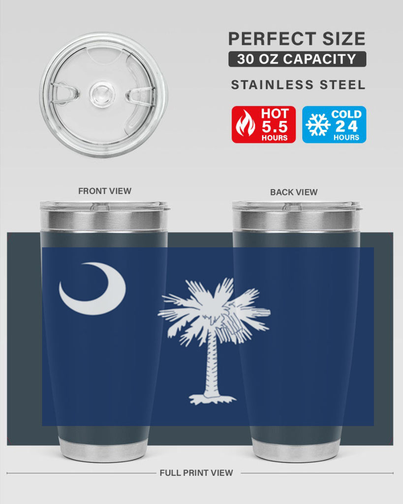 South Carolina 12#- Us Flags- Tumbler