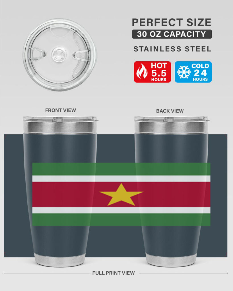 Suriname 30#- world flags- Tumbler