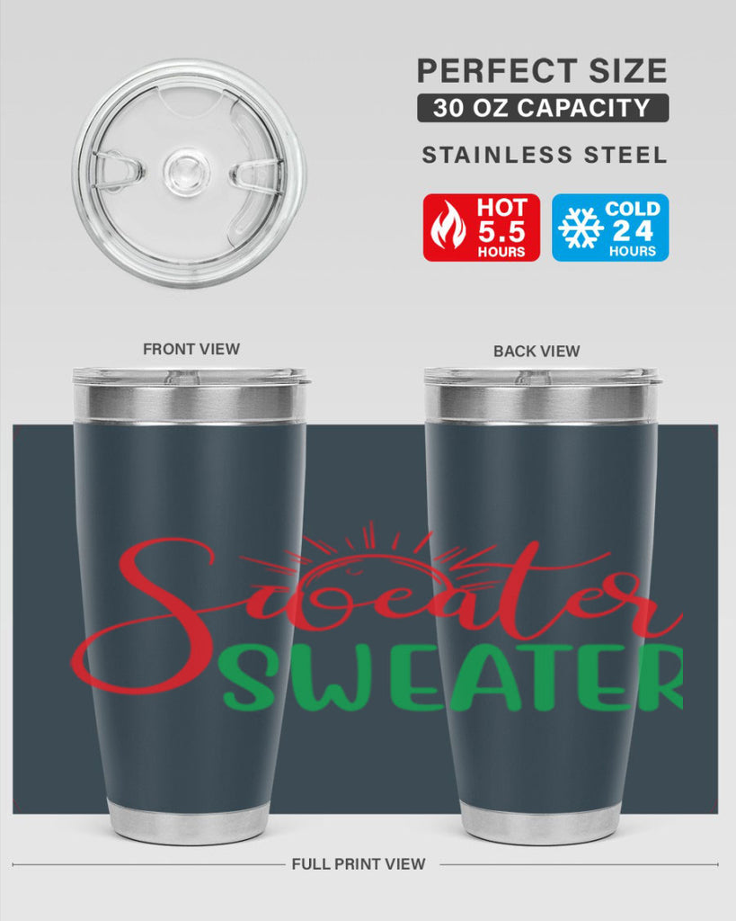 Sweater Weather 583#- fall- Tumbler