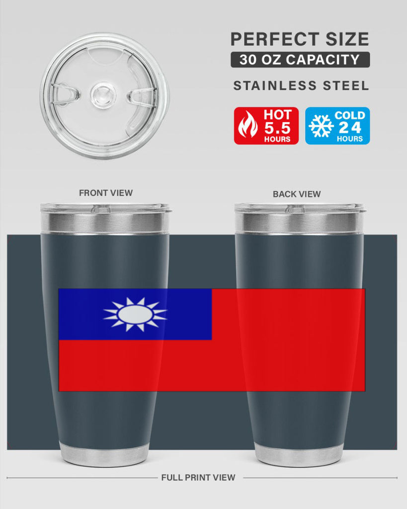 Taiwan 26#- world flags- Tumbler