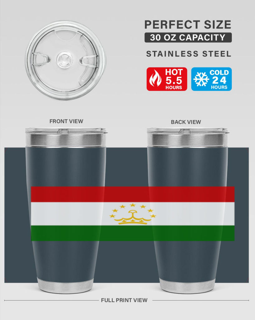 Tajikistan 25#- world flags- Tumbler