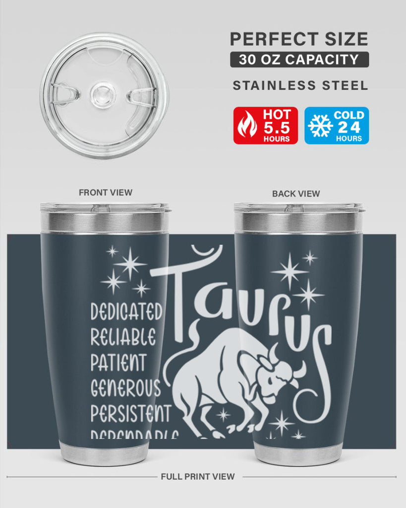 Taurus 491#- zodiac- Tumbler