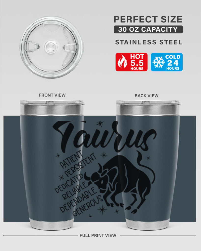 Taurus 492#- zodiac- Tumbler