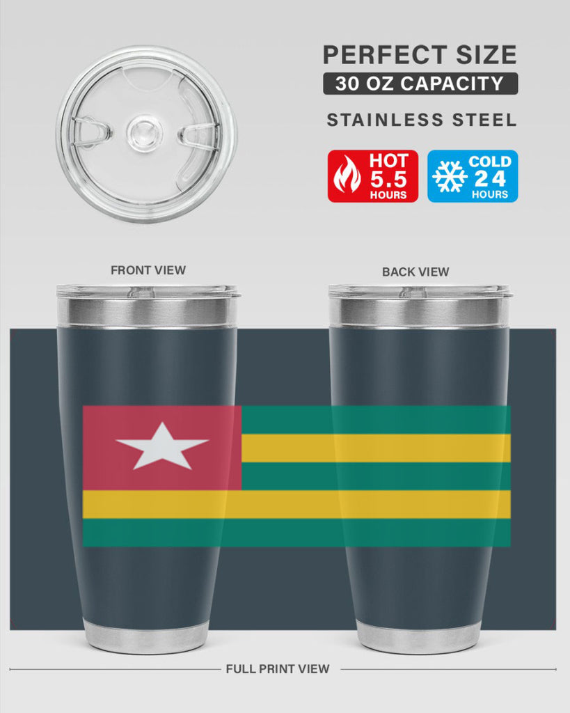 Togo 21#- world flags- Tumbler