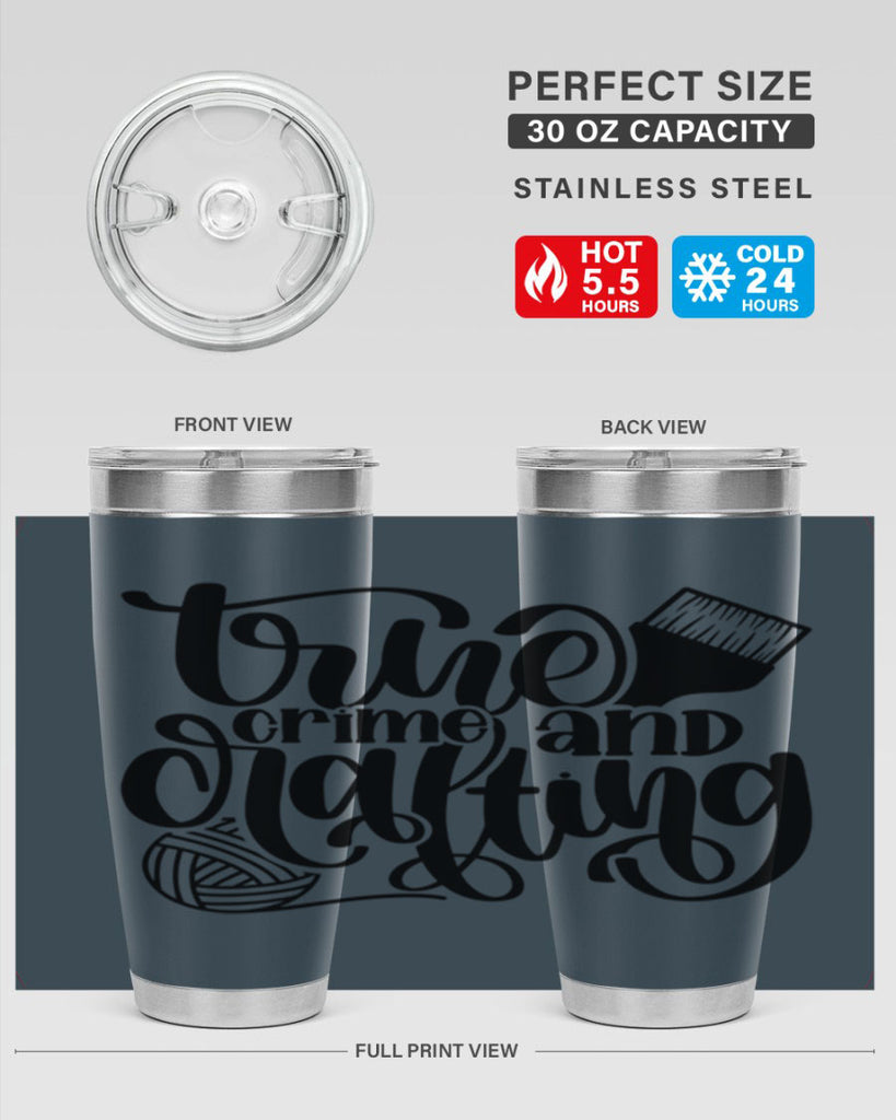 True Crime And Crafting 3#- crafting- Tumbler