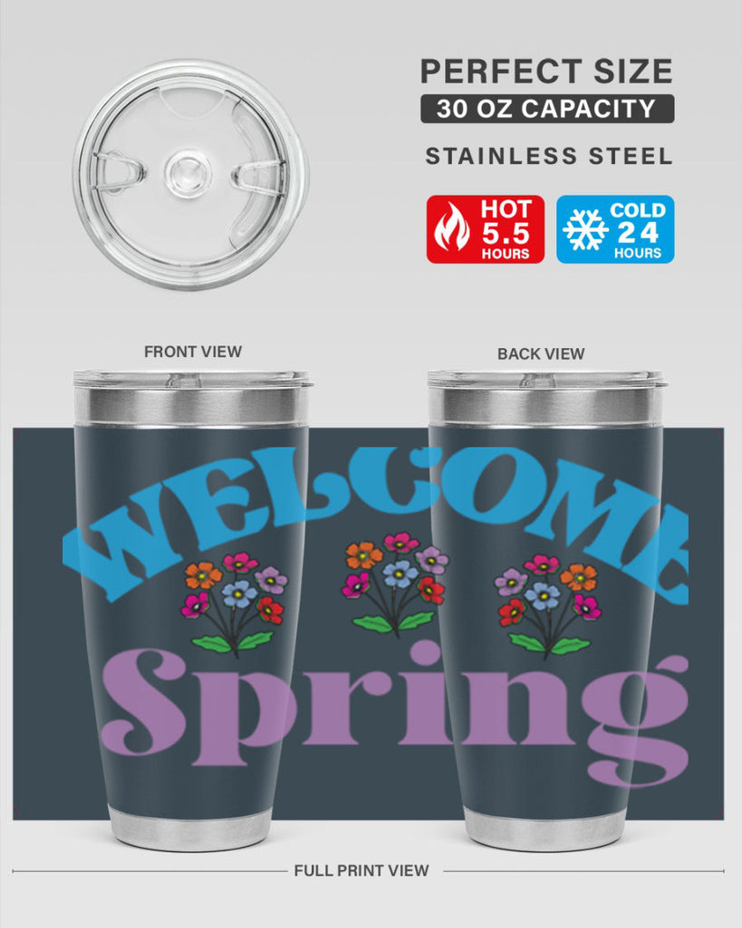 Welcome Spring  600#- spring- Tumbler