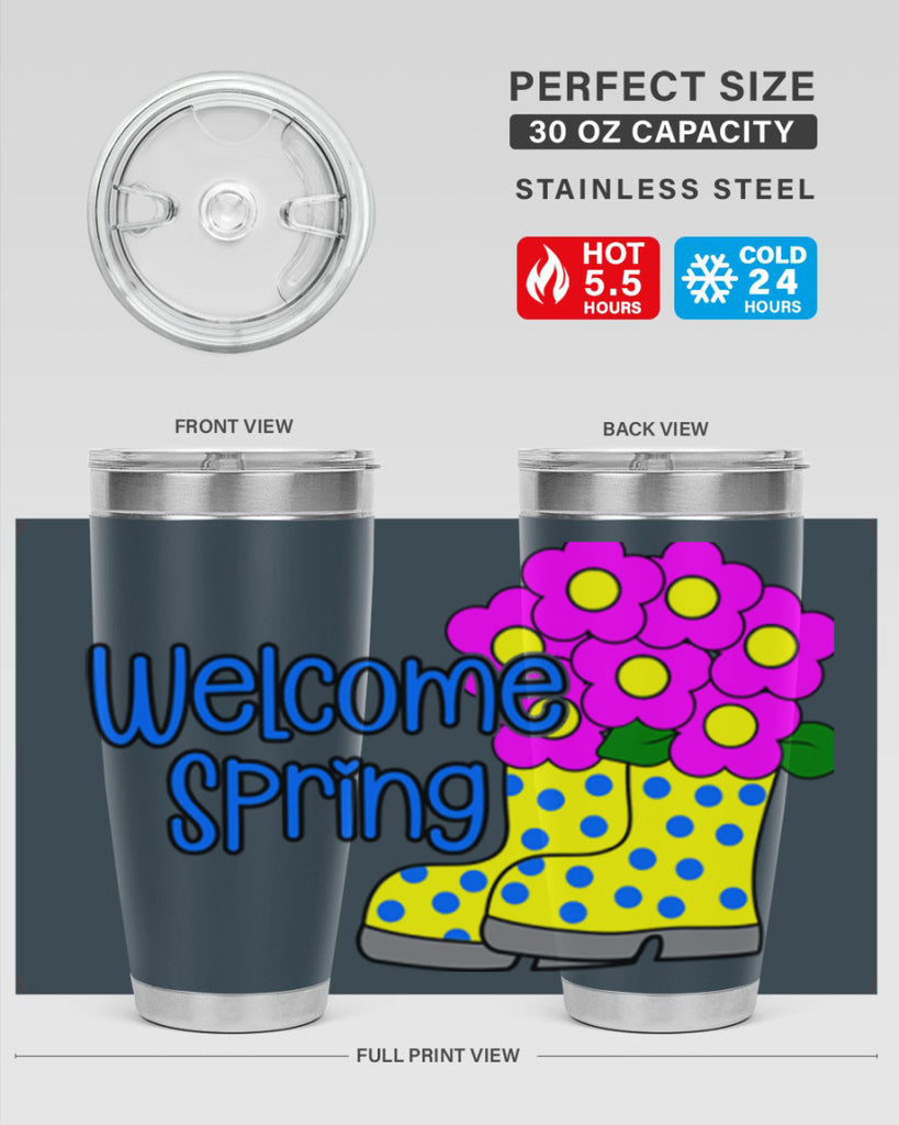 Welcome Spring rainboots page577#- spring- Tumbler