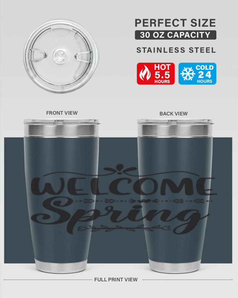Welcome spring 576#- spring- Tumbler