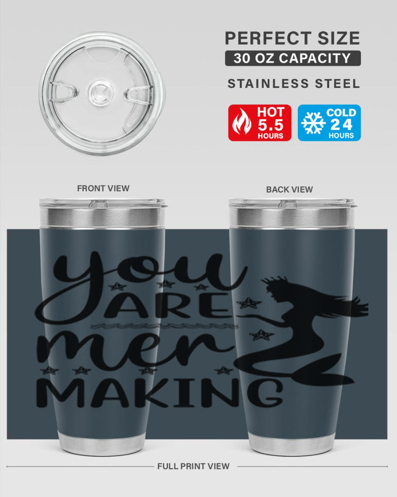 You are mer making 684#- mermaid- Tumbler