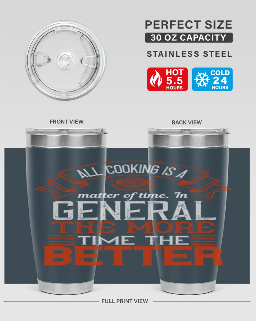all cooking is a matter of time in general the more time the better 39#- cooking- Tumbler