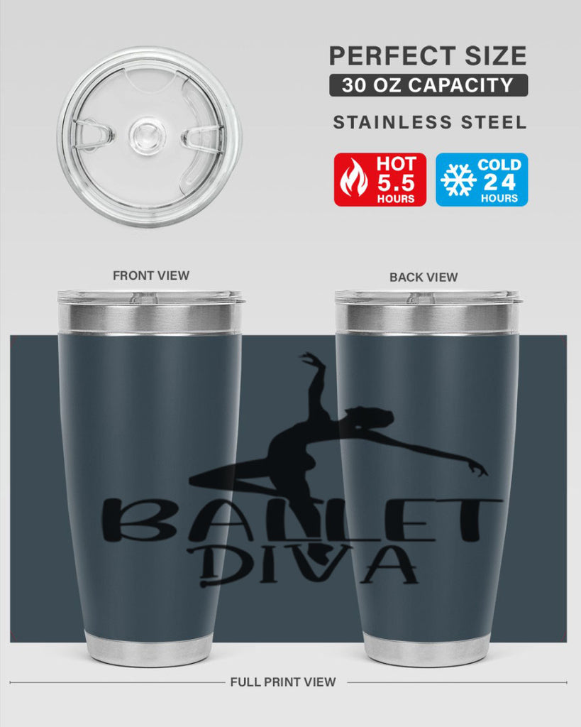 ballet diva6#- ballet- Tumbler