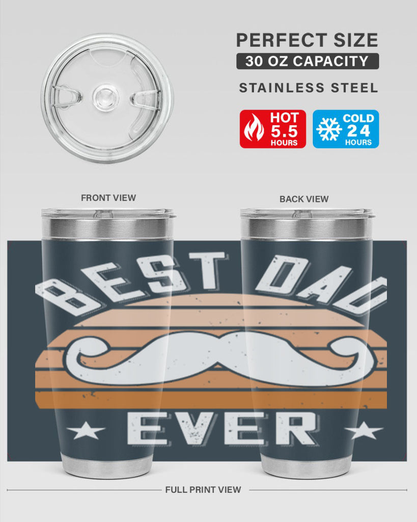 best dad ever 124#- fathers day- Tumbler