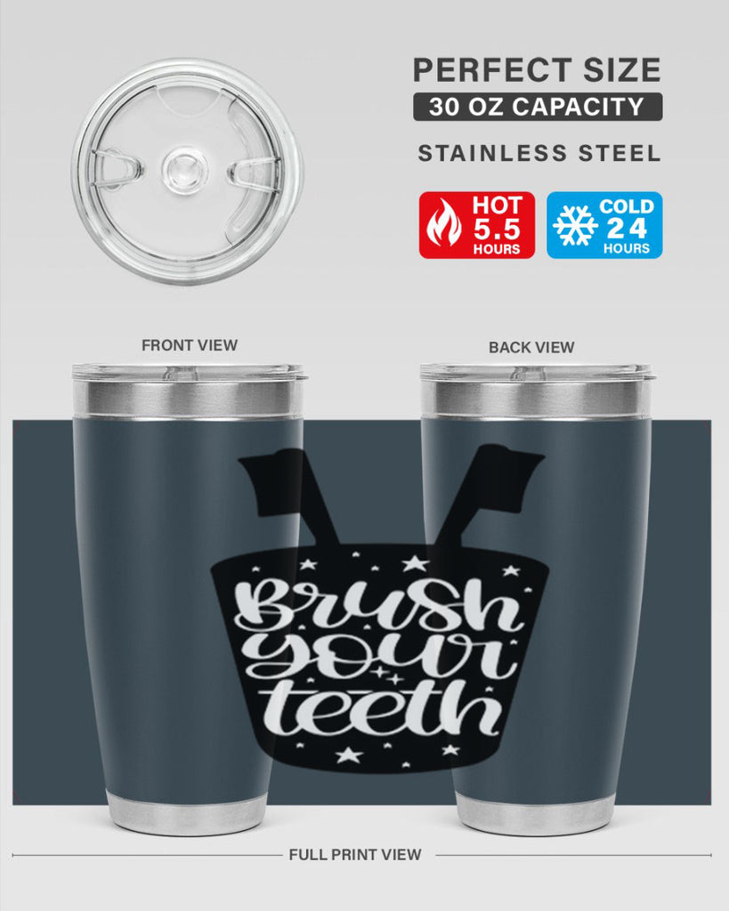 brush your teeth 45#- bathroom- Tumbler