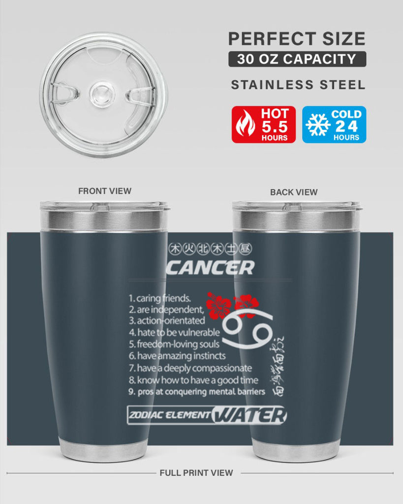cancer 175#- zodiac- Tumbler