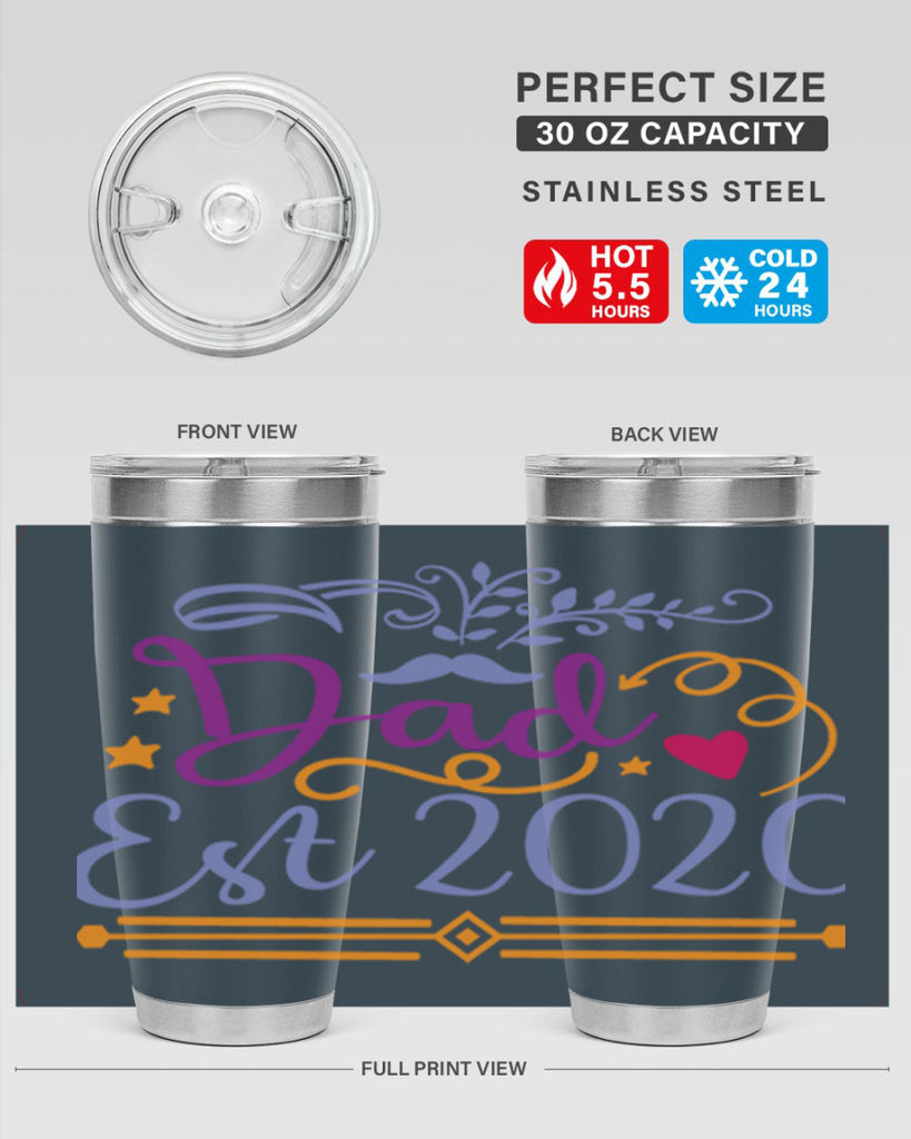 dad est 97#- fathers day- Tumbler