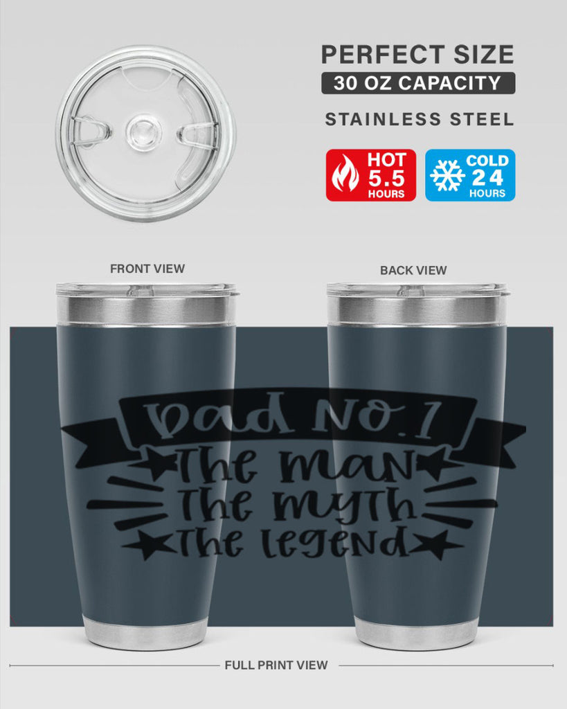 dad no the man the myth the legend 62#- fathers day- Tumbler