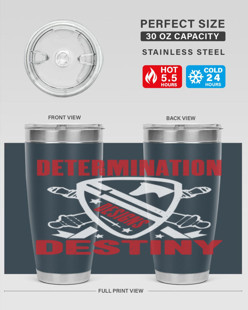 determination is destiny Style 29#- Fourt Of July- Tumbler