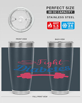 fight diabetes Style 38#- diabetes- Tumbler