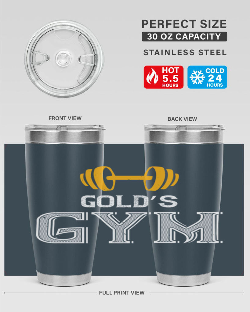 gold gym 101#- gym- Tumbler